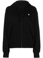 Carhartt WIP logo-embroidered zip-up hoodie - Noir