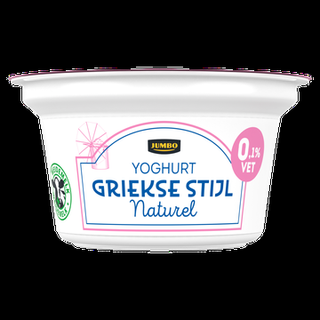 Jumbo Yoghurt Griekse Stijl 0% vet 150g