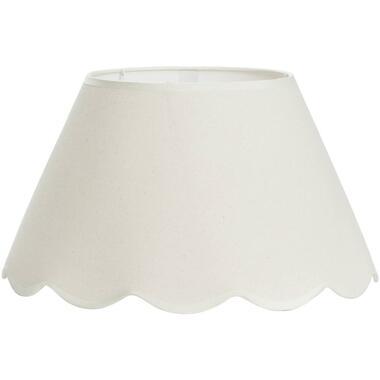 Lampenkamp Florine - off-white katoen - 22xØ40 cm - Leen Bakker
