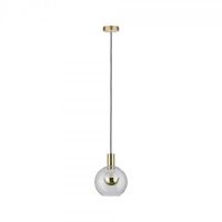 Paulmann Esben 79725 Hanglamp LED E27 20 W Transparant, Messing (geborsteld) - thumbnail