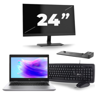 HP ProBook 640 G5 - Intel Core i7-8e Generatie - 14 inch - 16GB RAM - 256GB SSD - Windows 11 + 1x 24 inch Monitor HP ProBook 640 G5 - Intel Core i7-8e Generatie - 14 inch - 16GB RAM - 256GB SSD - Windows 11 + 1x 24 inch Monitor
