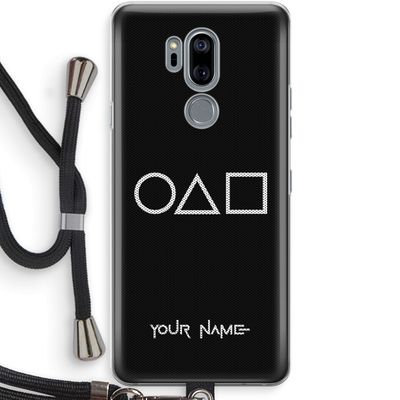 Squid Game: LG G7 Thinq Transparant Hoesje met koord