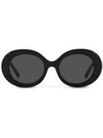 Dolce & Gabbana Eyewear lunettes de soleil à monture ronde - Noir