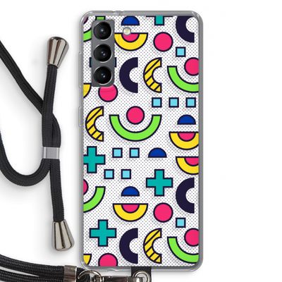 8-bit N°6: Samsung Galaxy S21 Transparant Hoesje met koord