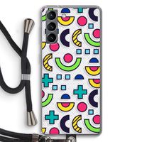 8-bit N°6: Samsung Galaxy S21 Transparant Hoesje met koord