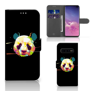 Samsung Galaxy S10 Plus Leuk Hoesje Panda Color