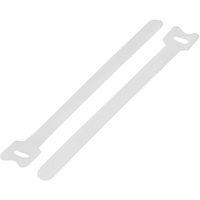 TRU COMPONENTS TC-12351680 Klittenband kabelbinder Om te bundelen Haak- en lusdeel (l x b) 210 mm x 16 mm Wit 20 stuk(s) - thumbnail
