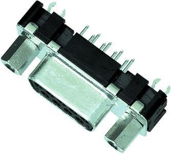 Harting 09661516513 D-sub female connector 180 ° Aantal polen: 9 Solderen 1 stuk(s)