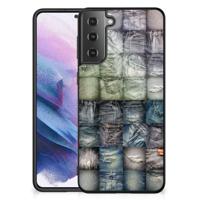 GSM Cover Samsung Galaxy S21 Plus Spijkerbroeken