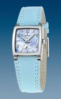 Horlogeband Festina F16181-F Leder Lichtblauw