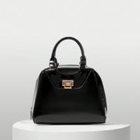 Bon&Bon Casual Handbag For Commuting, Fashionable Burgundy Bag, Bag For Women Elegant Valentines Black / one-size