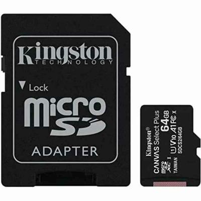 Micro SD geheugenkaart met adapter Kingston SDCS2/64GBSP 64 GB