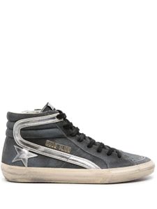 Golden Goose baskets montantes Slide - Noir