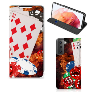 Samsung Galaxy S21 Hippe Standcase Casino