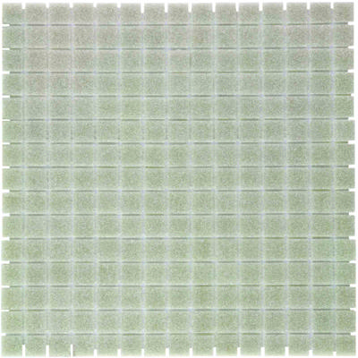 The Mosaic Factory Amsterdam Mozaiek Tegel Vierkant - Licht Grijs Glas Basic 322x322 mm