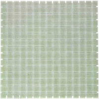 The Mosaic Factory Amsterdam Mozaiek Tegel Vierkant - Licht Grijs Glas Basic 322x322 mm