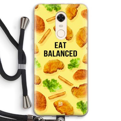 Eat Balanced: Xiaomi Redmi 5 Transparant Hoesje met koord