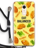 Eat Balanced: Xiaomi Redmi 5 Transparant Hoesje met koord