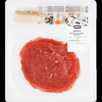 Jumbo Carpaccio met Parmezaanse Kaas, Dressing en Pijnboompitten 123 g