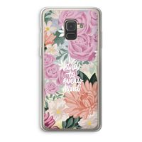 Kindness matters: Samsung Galaxy A8 (2018) Transparant Hoesje