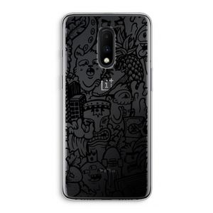 Vexx Black Mixtape: OnePlus 7 Transparant Hoesje