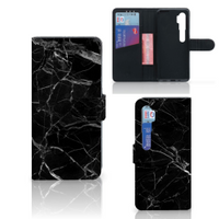 Xiaomi Mi Note 10 Pro Bookcase Marmer Zwart - Origineel Cadeau Vader