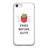 Fries before guys: iPhone 8 Transparant Hoesje