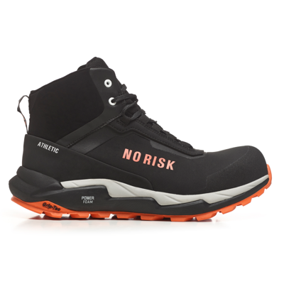 No Risk Athletic Mid STX Orange 1019.15 S7L | Zwart/Oranje | Maat 36 - 00.071.066.36