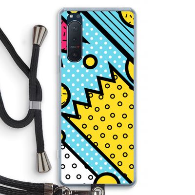 Pop Art #1: Sony Xperia 5 II Transparant Hoesje met koord