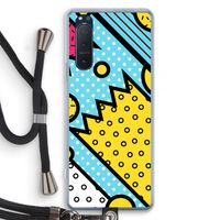 Pop Art #1: Sony Xperia 5 II Transparant Hoesje met koord