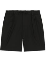 Dolce & Gabbana Kids short en popeline à logo - Noir