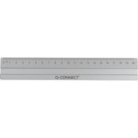 Q-CONNECT meetlat, aluminium, 20 cm, in ophangetui