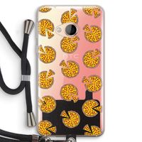 You Had Me At Pizza: HTC U Play Transparant Hoesje met koord