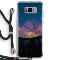 Travel to space: Samsung Galaxy S8 Plus Transparant Hoesje met koord