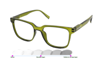 Leesbril Vista Bonita Cubo Photochromic-Army Green-+3.00 Leesbril Vista Bonita Cubo Photochromic-Army Green-+3.00