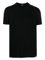 DSQUARED2 t-shirt en coton à patch logo - Noir