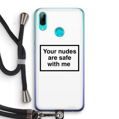 Safe with me: Huawei P Smart (2019) Transparant Hoesje met koord
