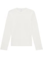 Courrèges crew neck knitted sweater - Blanc