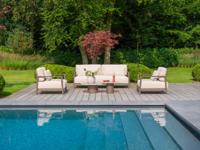 4-Seasons Capresi stoel-bank loungeset - terre
