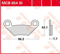 TRW Remblokken, en remschoenen voor de moto, MCB854SI Sinter offroad