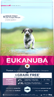 Eukanuba graanvrij zeevis puppy's van grote rassen hondenvoer 3kg zak Eukanuba graanvrij zeevis puppy's van grote rassen hondenvoer 3kg zak