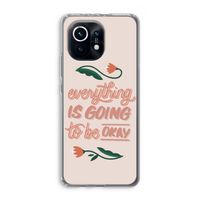 Optimistic flower girl: Xiaomi Mi 11 Transparant Hoesje
