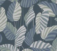 AS Creation Antigua - Blauw - Planten Behang - 390944