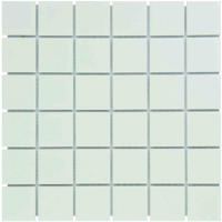 The Mosaic Factory Barcelona Mozaiek Tegel Vierkant - Wit Porselein Geglazuurd 309x309 mm