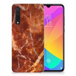 Xiaomi Mi 9 Lite TPU Siliconen Hoesje Marmer Bruin