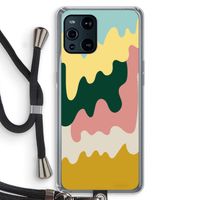 Baar B: Oppo Find X3 Pro Transparant Hoesje met koord