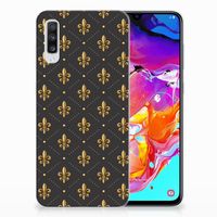 Samsung Galaxy A70 TPU bumper Franse Lelie - thumbnail