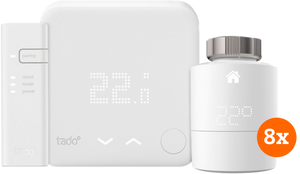 Tado Slimme Thermostaat V3+ startpakket + 8 radiatorknoppen