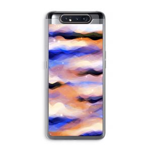 Donkere Wolken: Samsung Galaxy A80 Transparant Hoesje