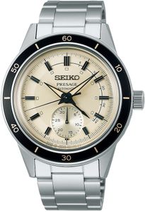 Seiko SSA447J1 Horloge Presage Automaat staal zilverkleurig 40,8 mm